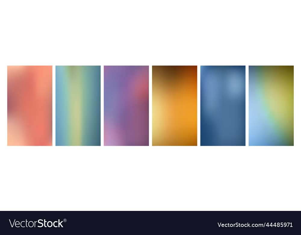 Abstract Blurred Gradient Backgrounds