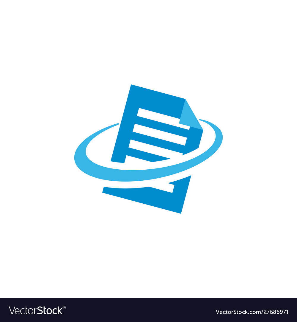 Document icon design template isolated