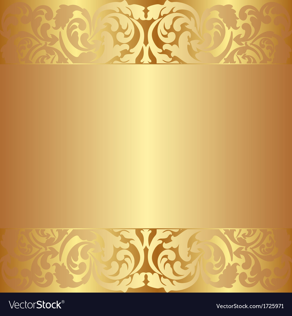 Golden background Royalty Free Vector Image - VectorStock