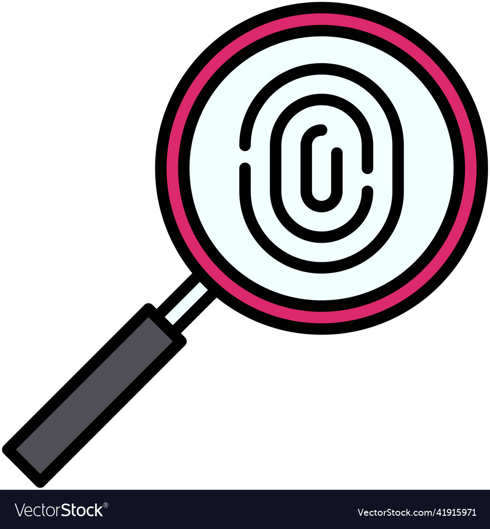 Identification icon blockchain related