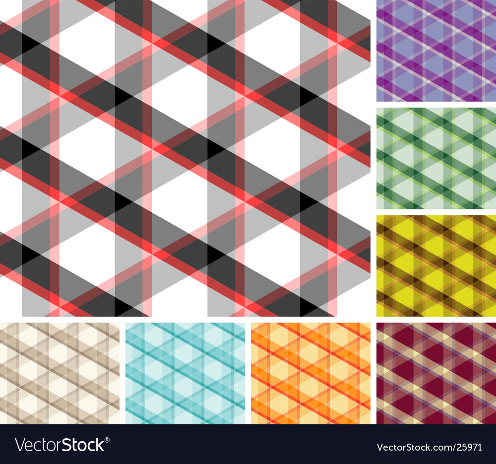 Set of plaids Royalty Free Vector Image - VectorStock