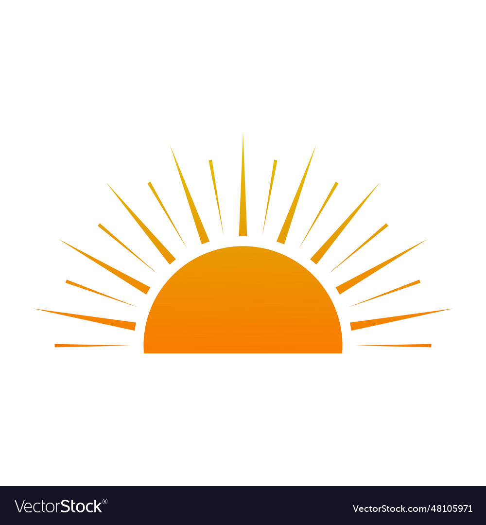 Sunset silhouette Royalty Free Vector Image - VectorStock