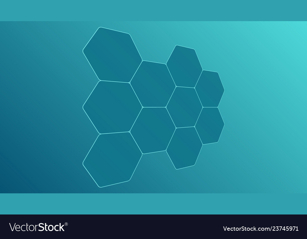 Template shapes technology gradient background