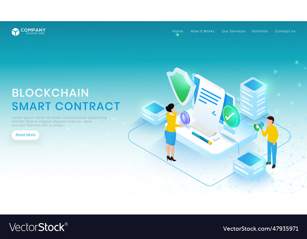 Website or webpage layout of secure business