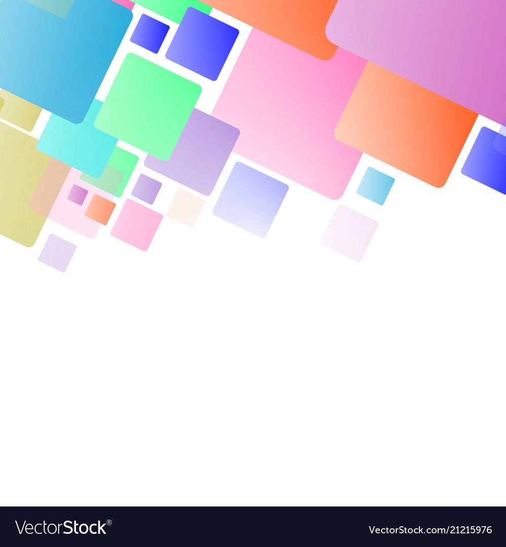 Abstract geometric seamless color background Vector Image