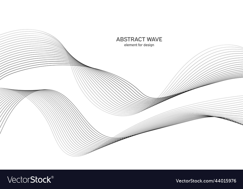Abstract wave element for design digital vector image Abstract wave element for design digital