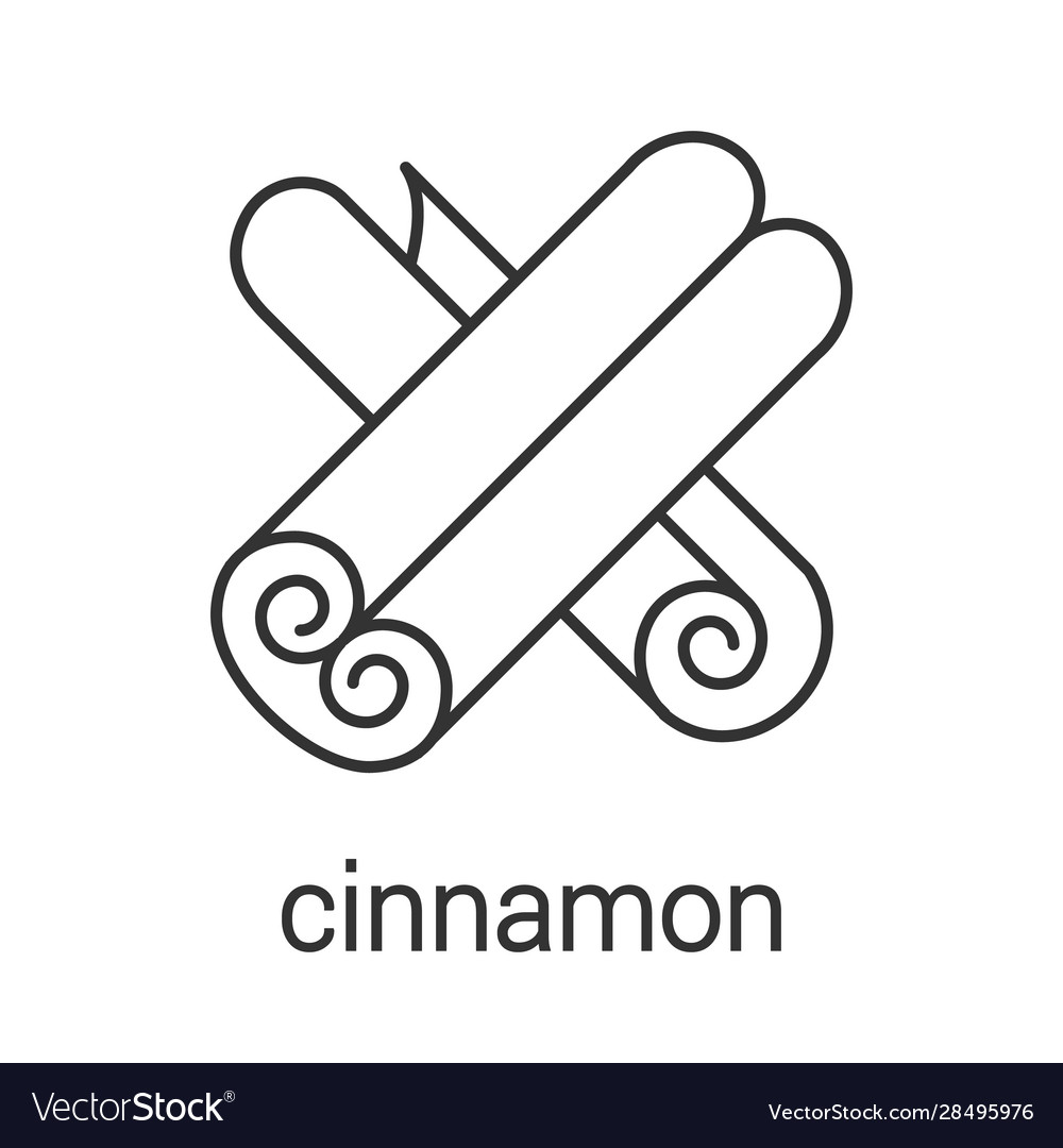 Cinnamon linear icon