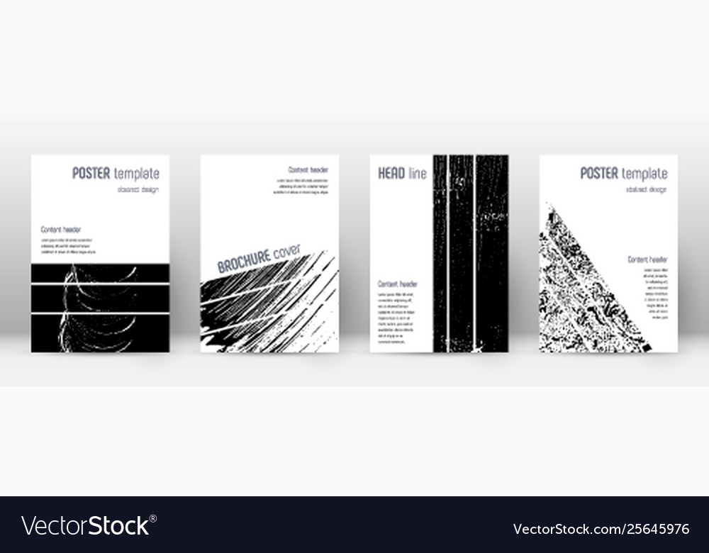 Cover page design template geometric brochure lay Vector Image