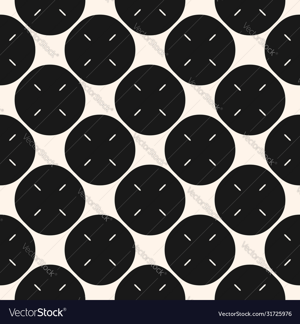 Geometric seamless pattern texture with circles vector image Geometric seamless pattern texture with circles
