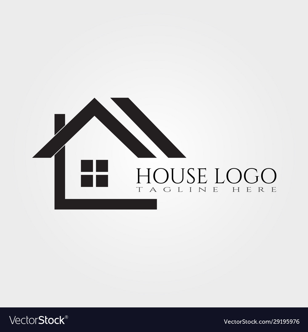 Download House icon template home creative logo design Vector Image