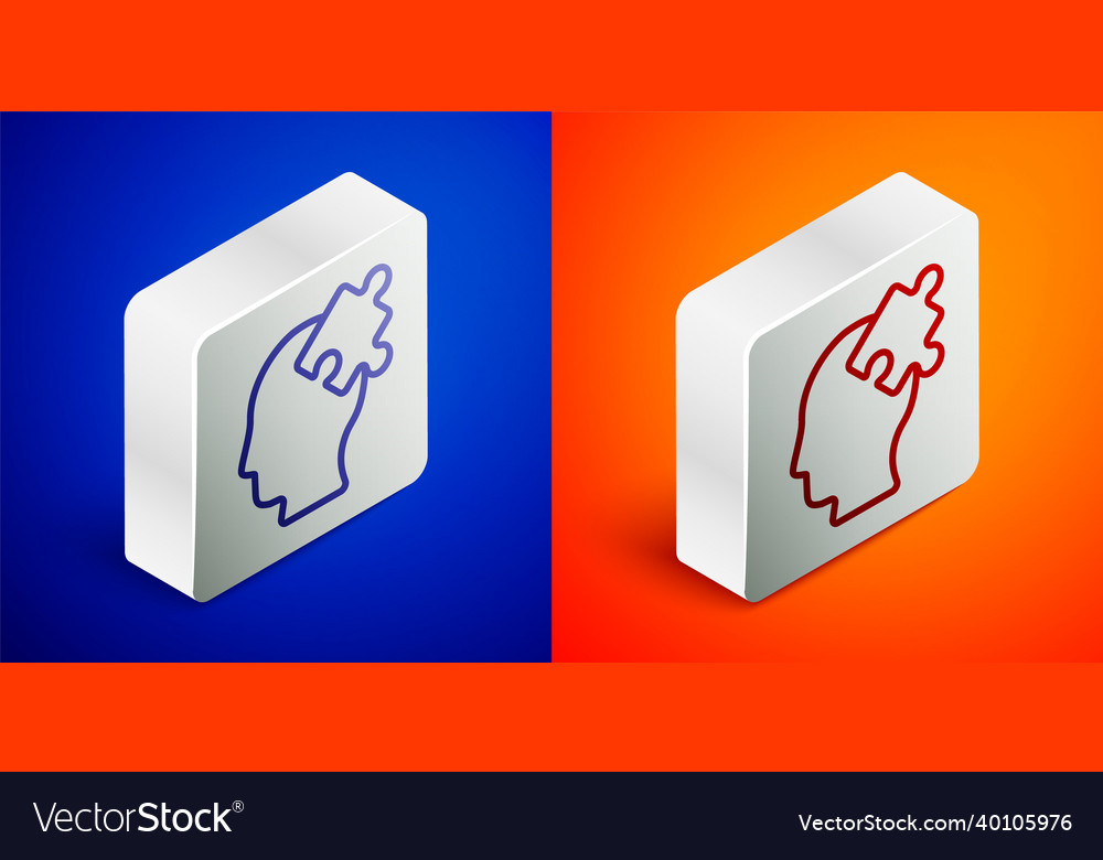 Isometric line solution to the problem vector image Isometric line solution to the problem