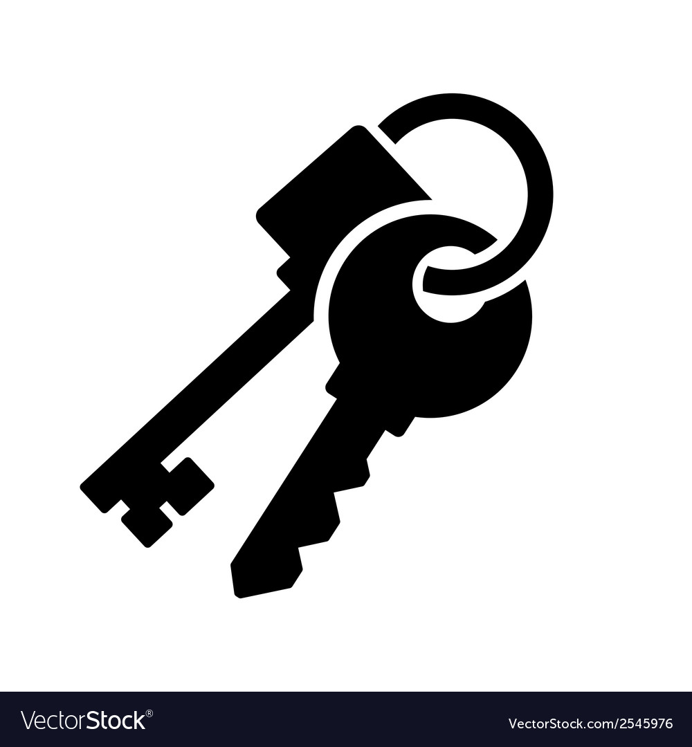 Keys icon Royalty Free Vector Image - VectorStock