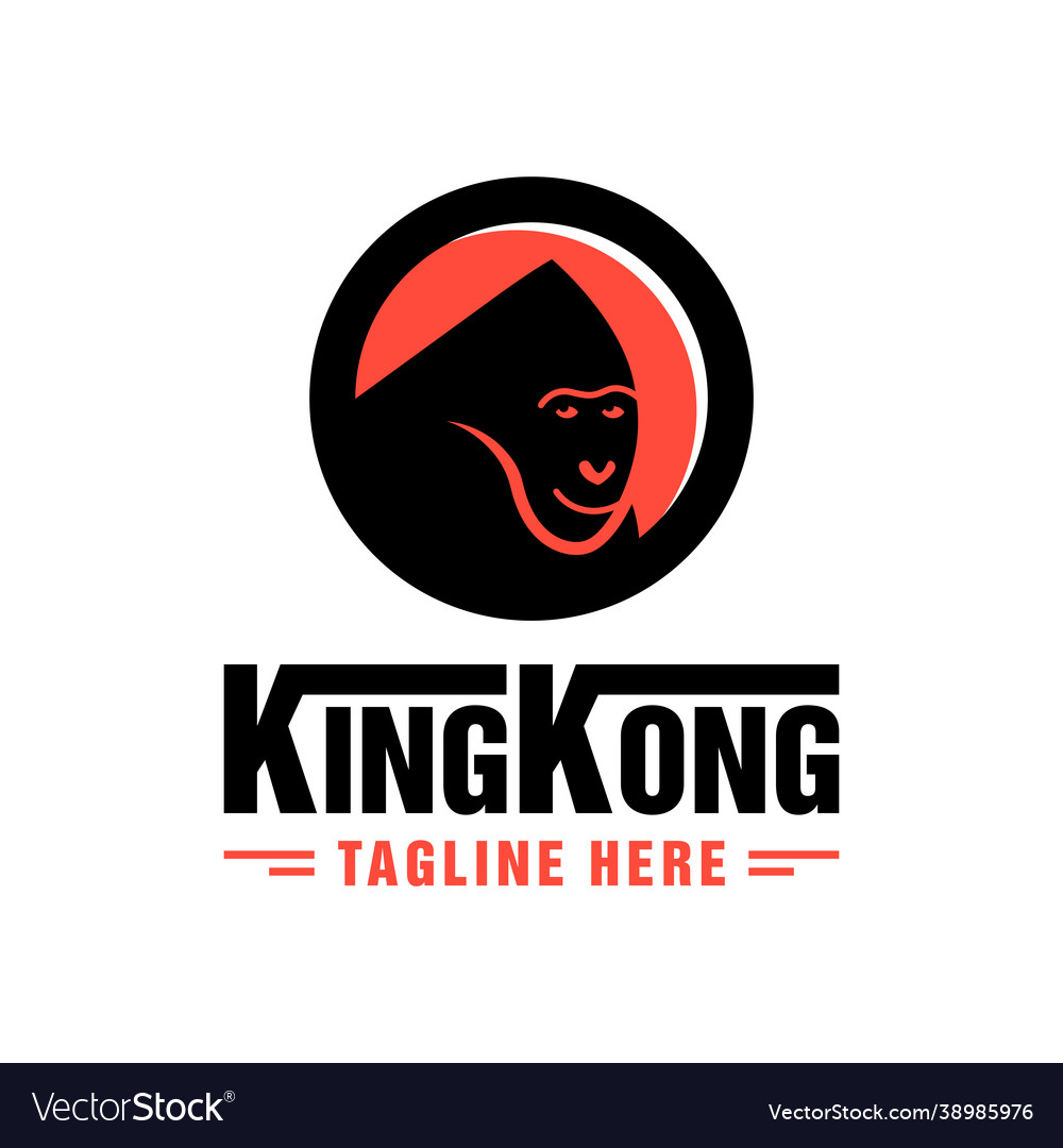King kong logo jungle