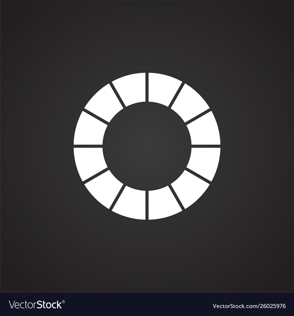 Loading related icon on background for graphic