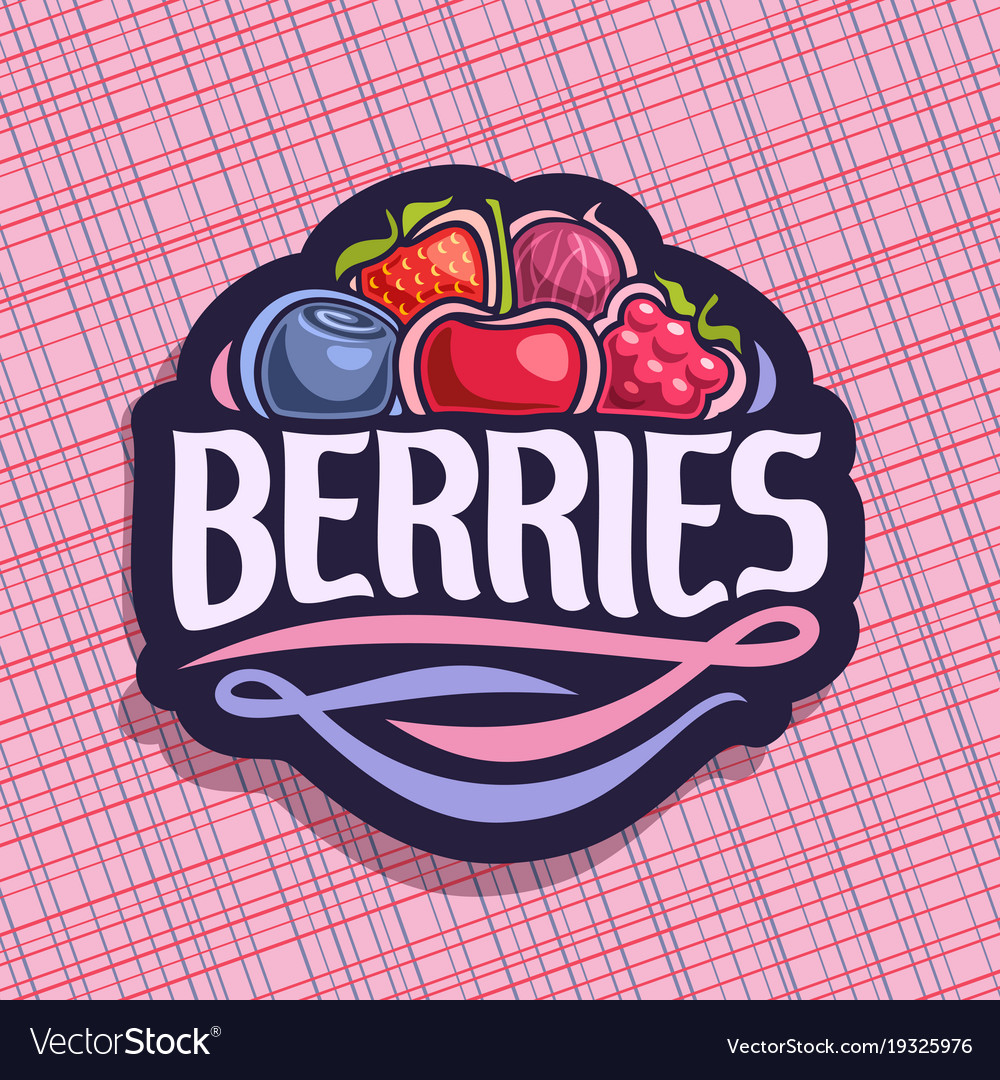 Logo For Berries Royalty Free Vector Image - VectorStock