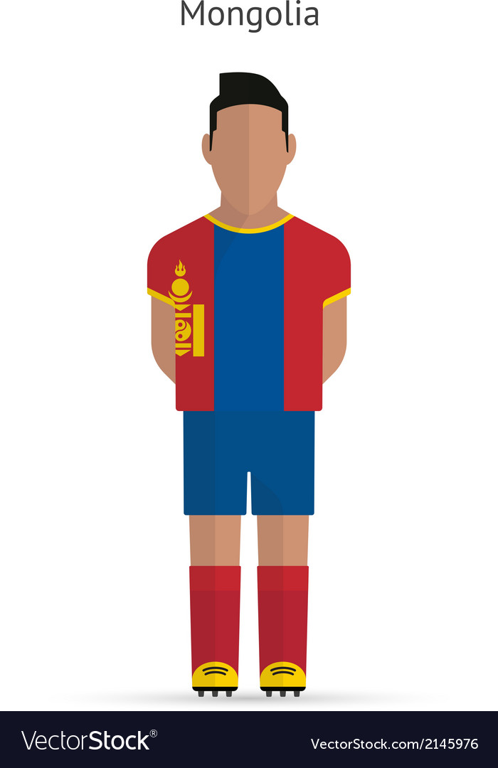 Mongolia football player soccer uniform