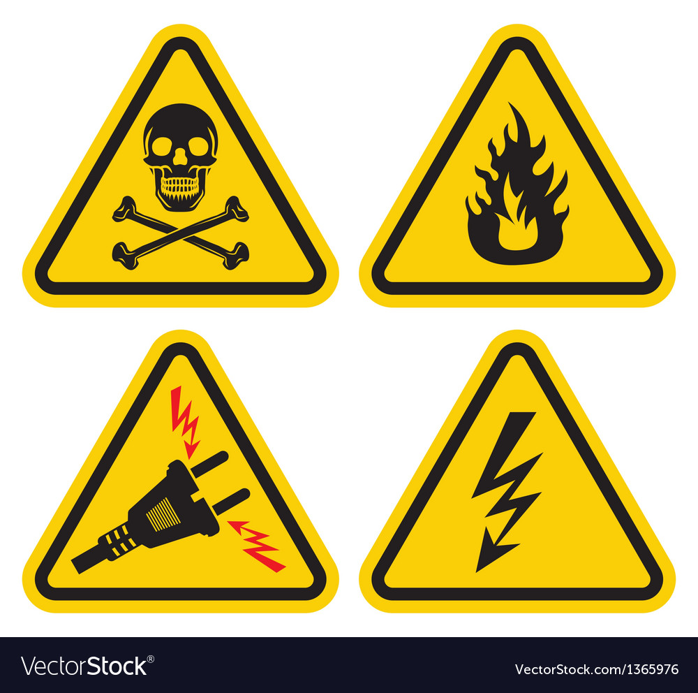 set-of-warning-sign-royalty-free-vector-image-vectorstock