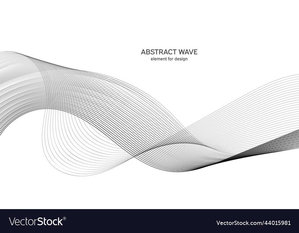 Abstract wave element for design digital vector image Abstract wave element for design digital