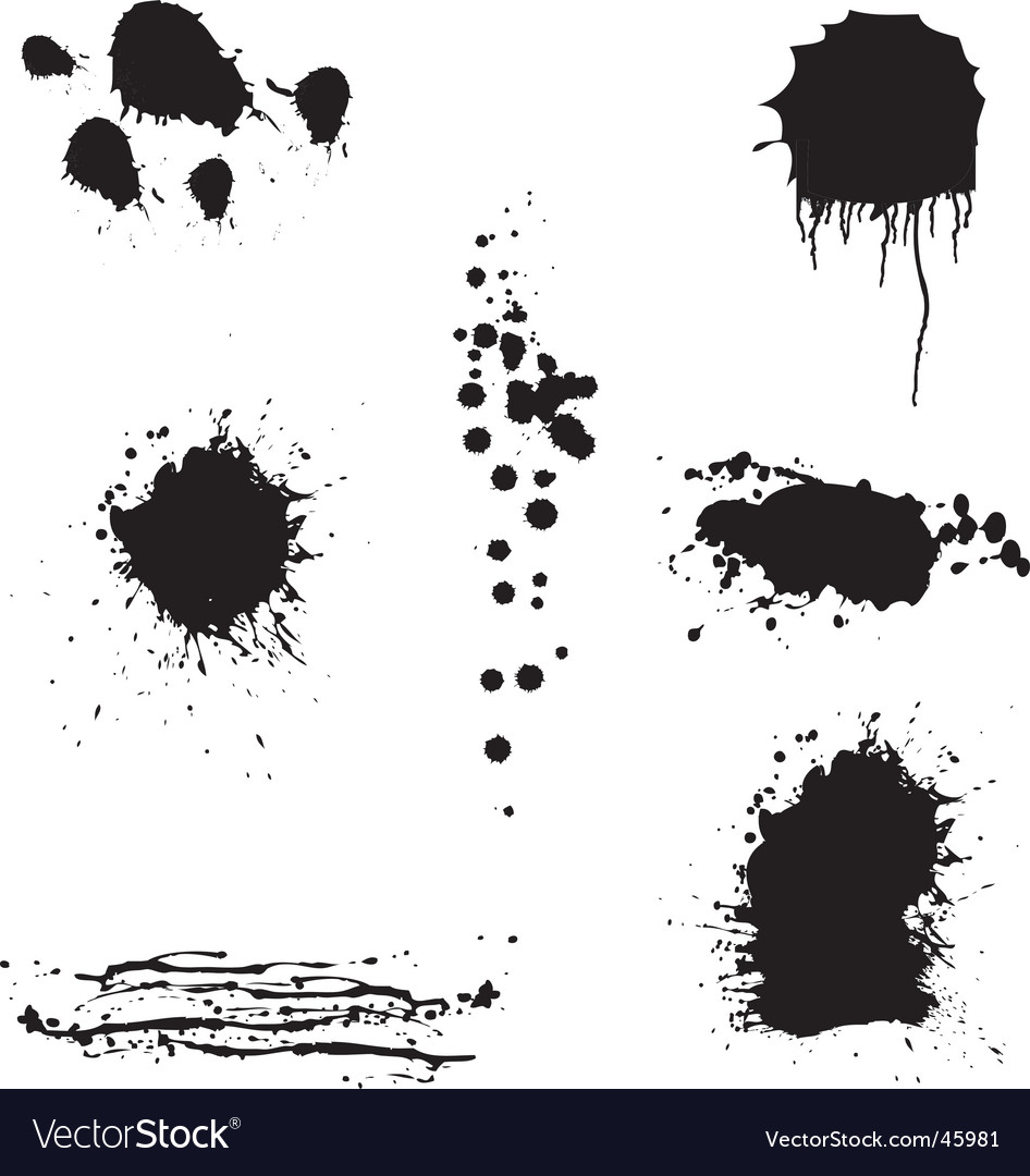 Colorful Splatter Set
