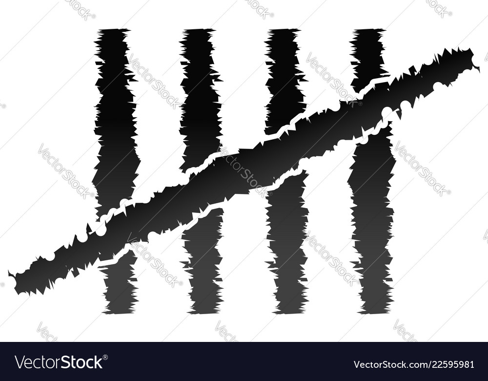 Counting Mark - Grunge Style