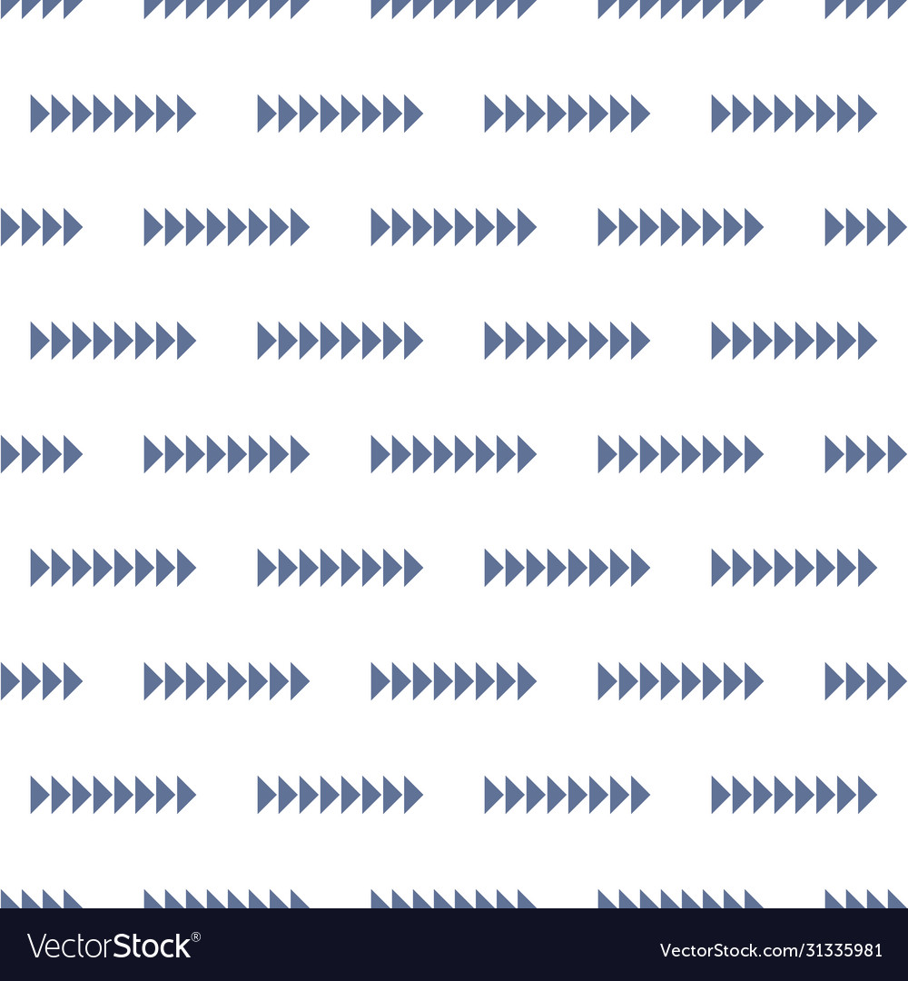 Geometric triangle arrows seamless pattern stock