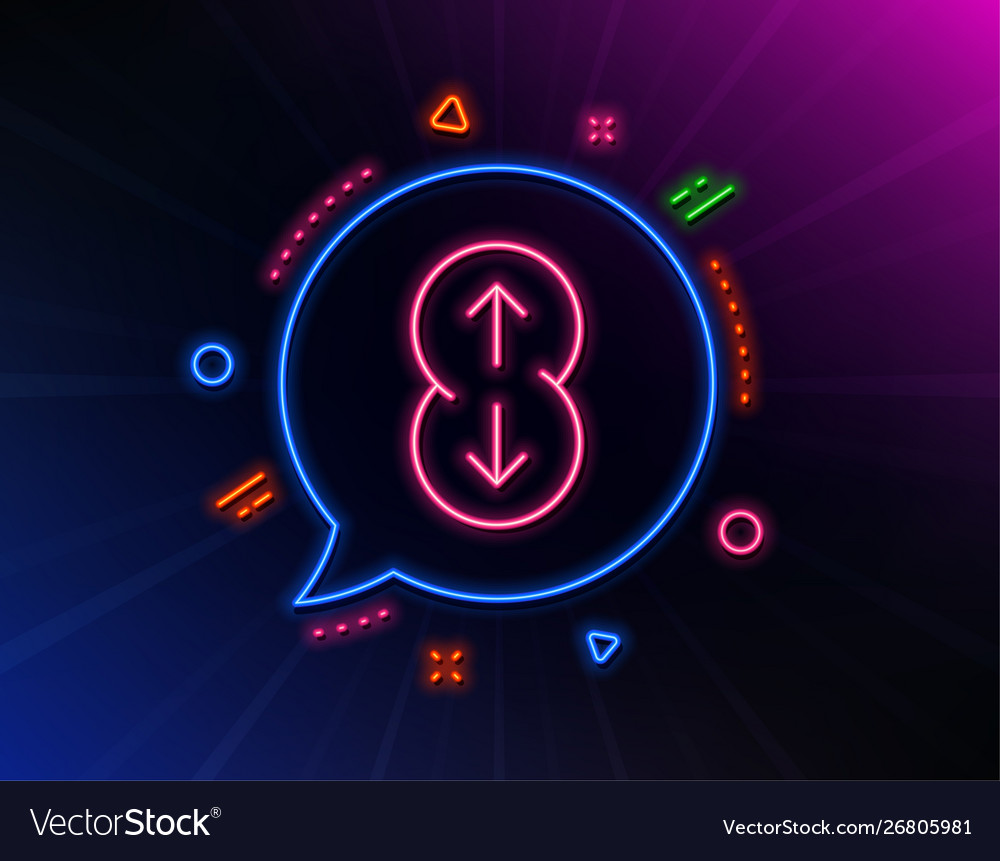Scroll down button line icon scrolling screen