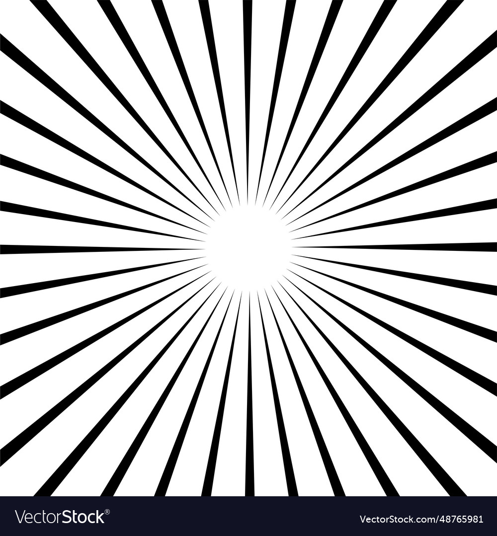 Sunburst pattern background rays radial summer
