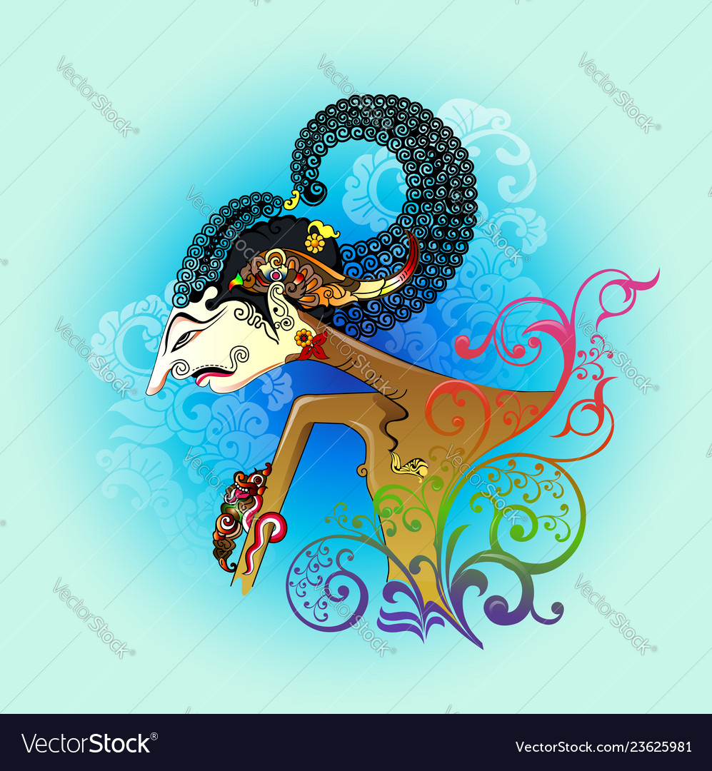 wayang arjuna vector images 14 vectorstock