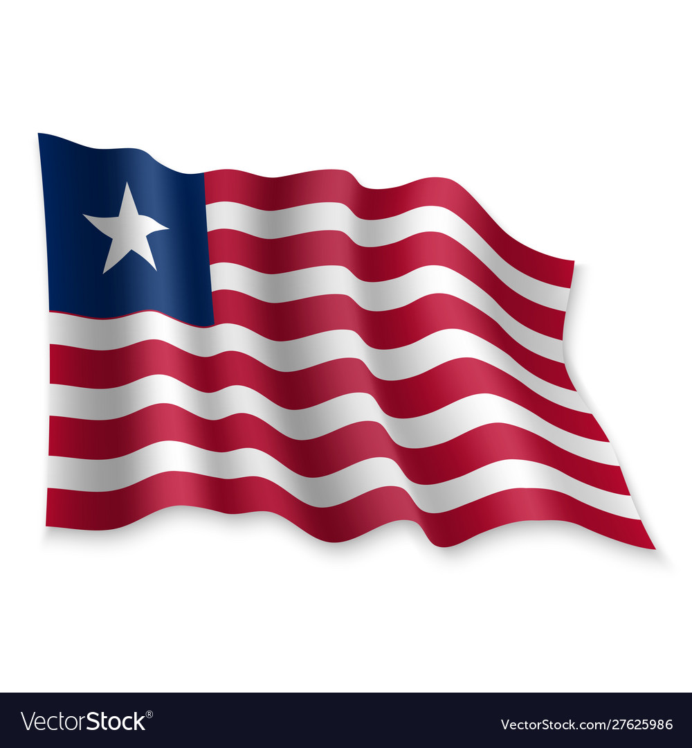 3D Liberia Flag