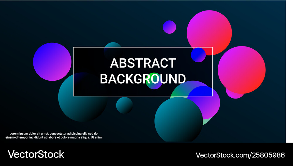 Colored balls Royalty Free Vector Image - VectorStock