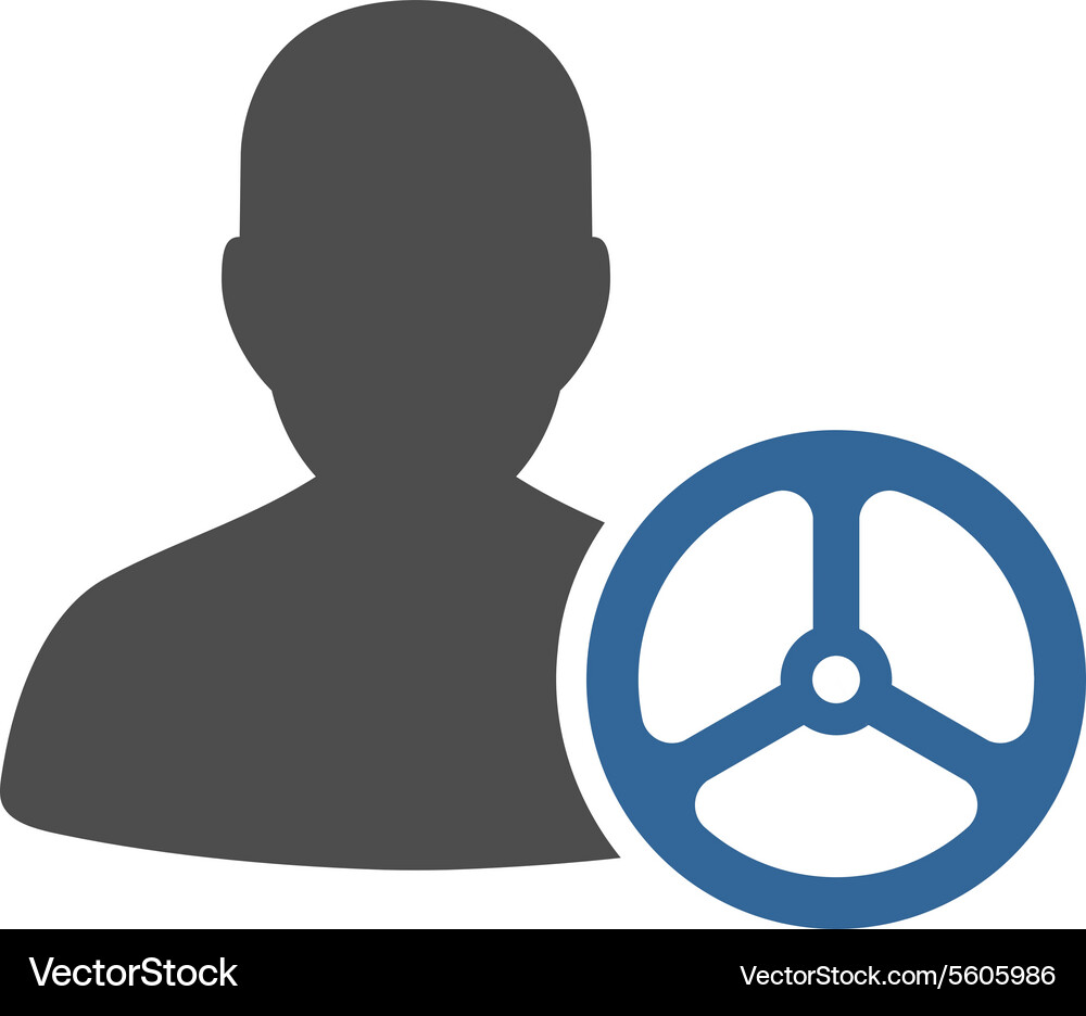 Driver icon from commerce set Royalty Free Vector Image