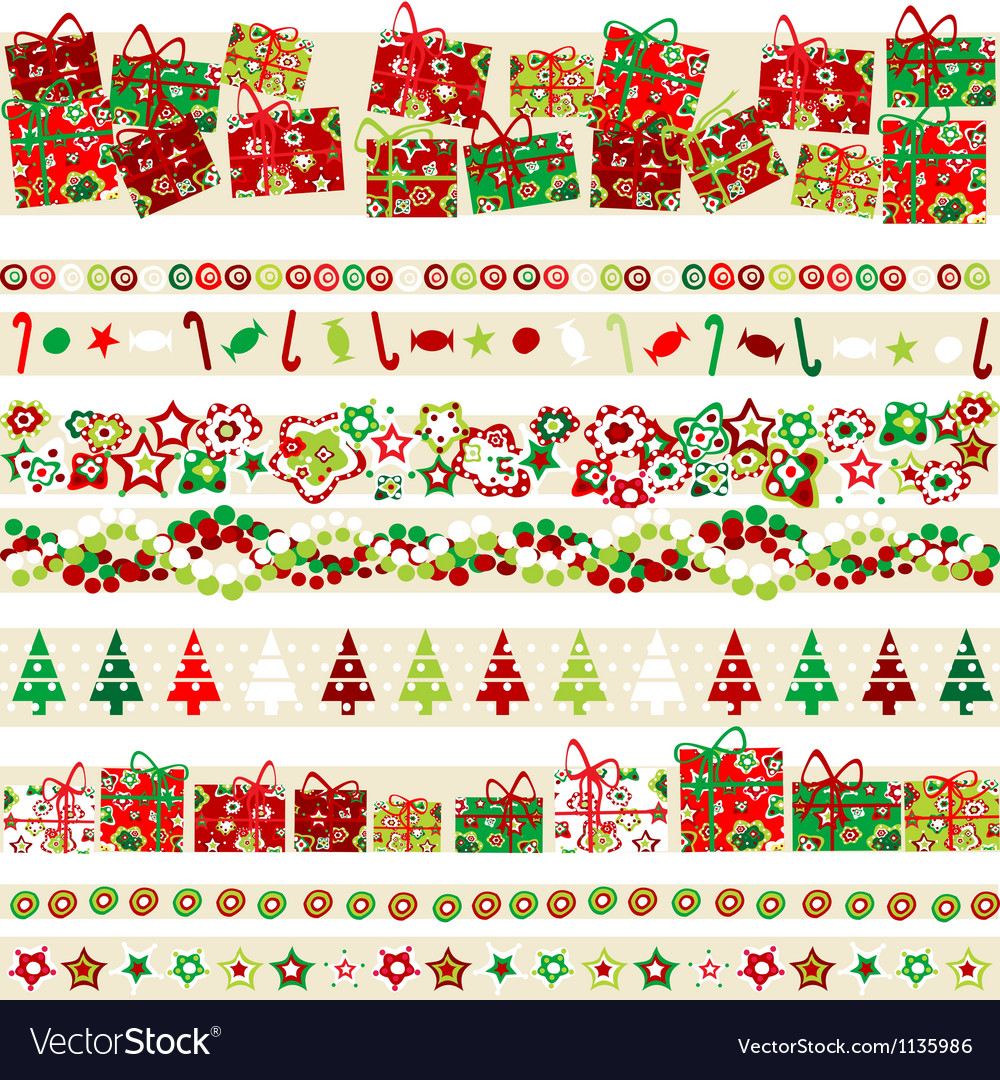 Festive Christmas Pattern Background