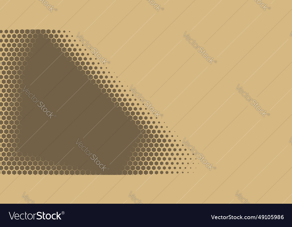 Geometric abstract hexagon two color background