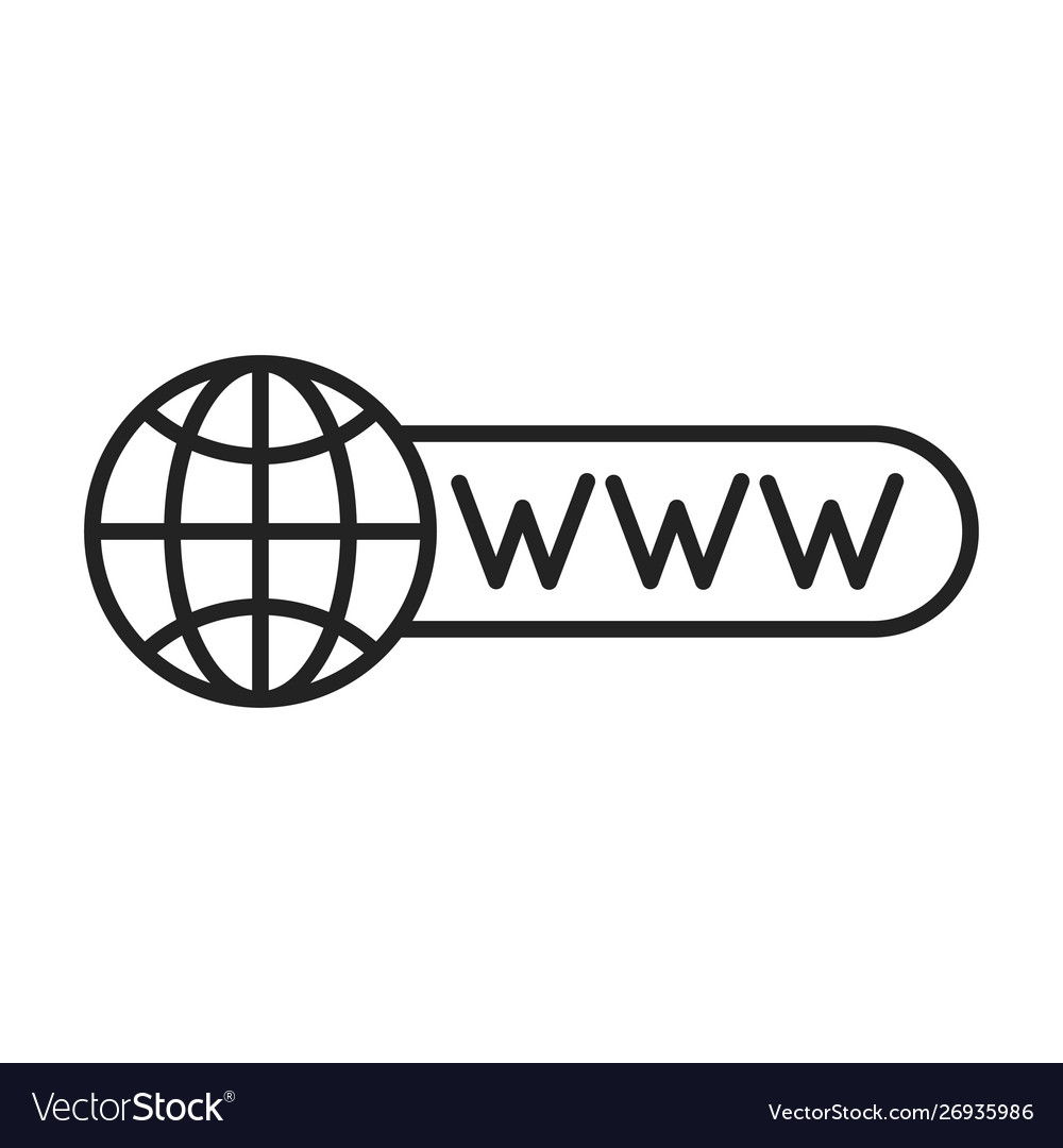 Globe and earth planet web icons in line style
