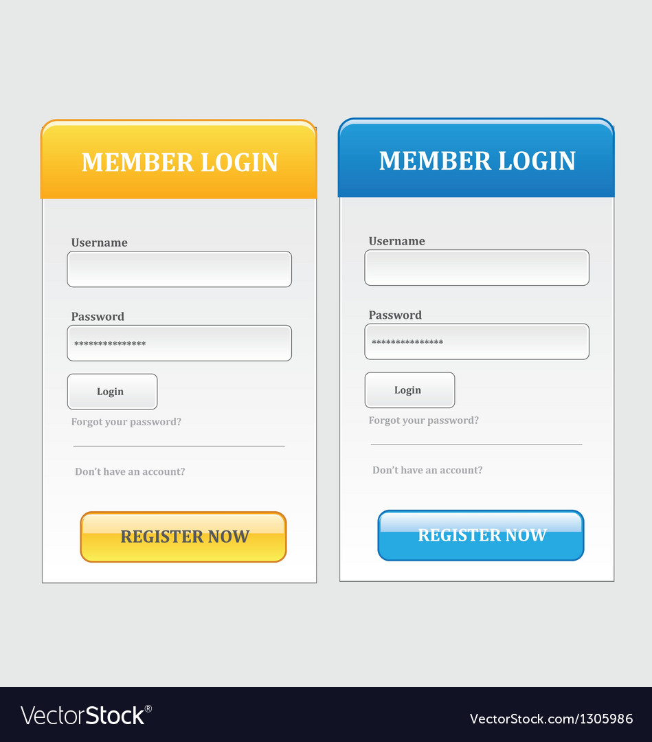 Log in form