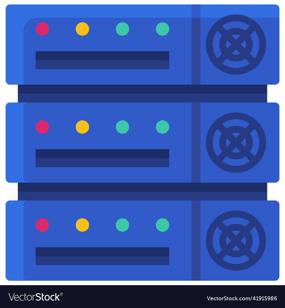 Mining Server Rack Icon