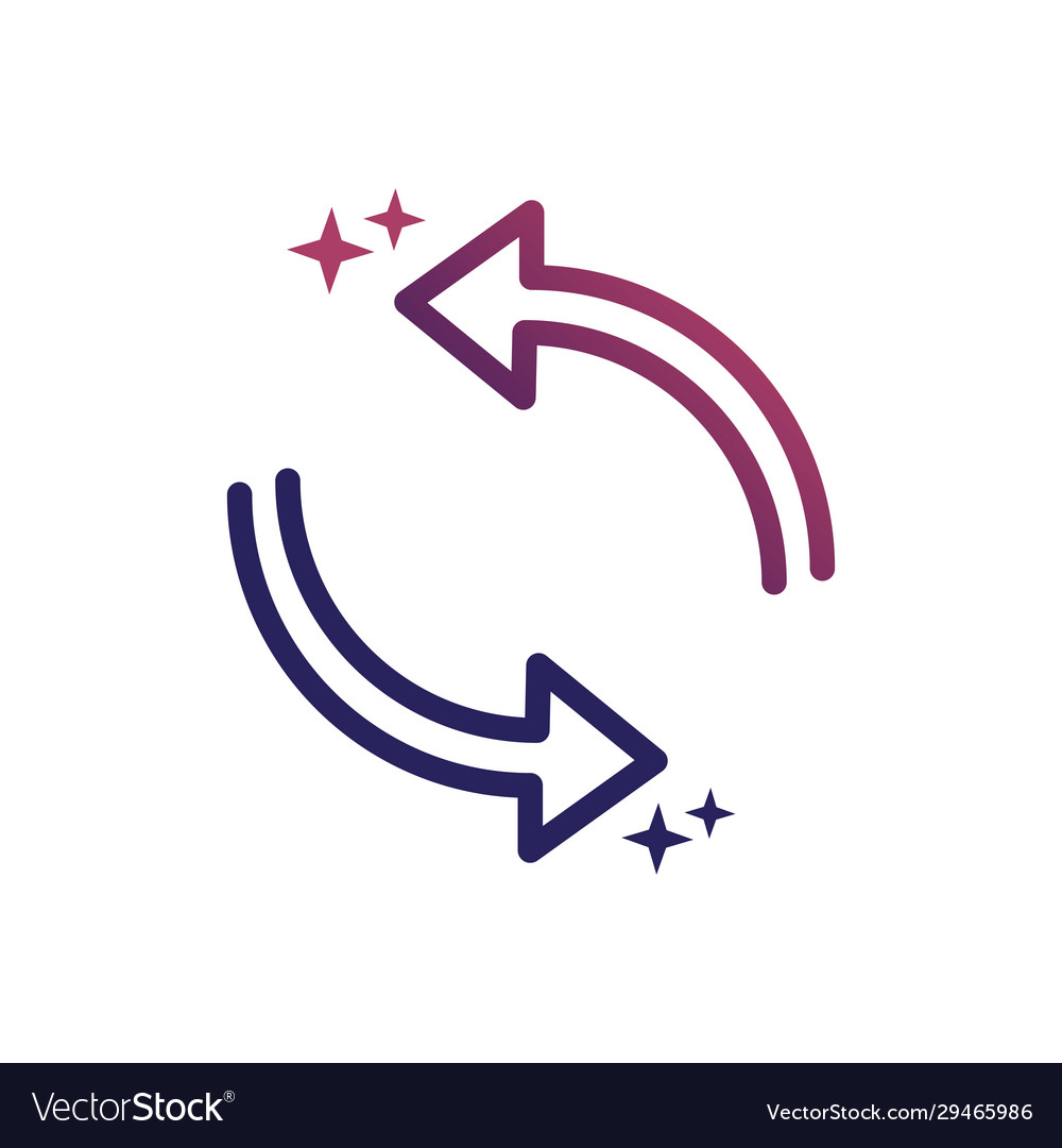 Reload arrows refresh social media gradient style
