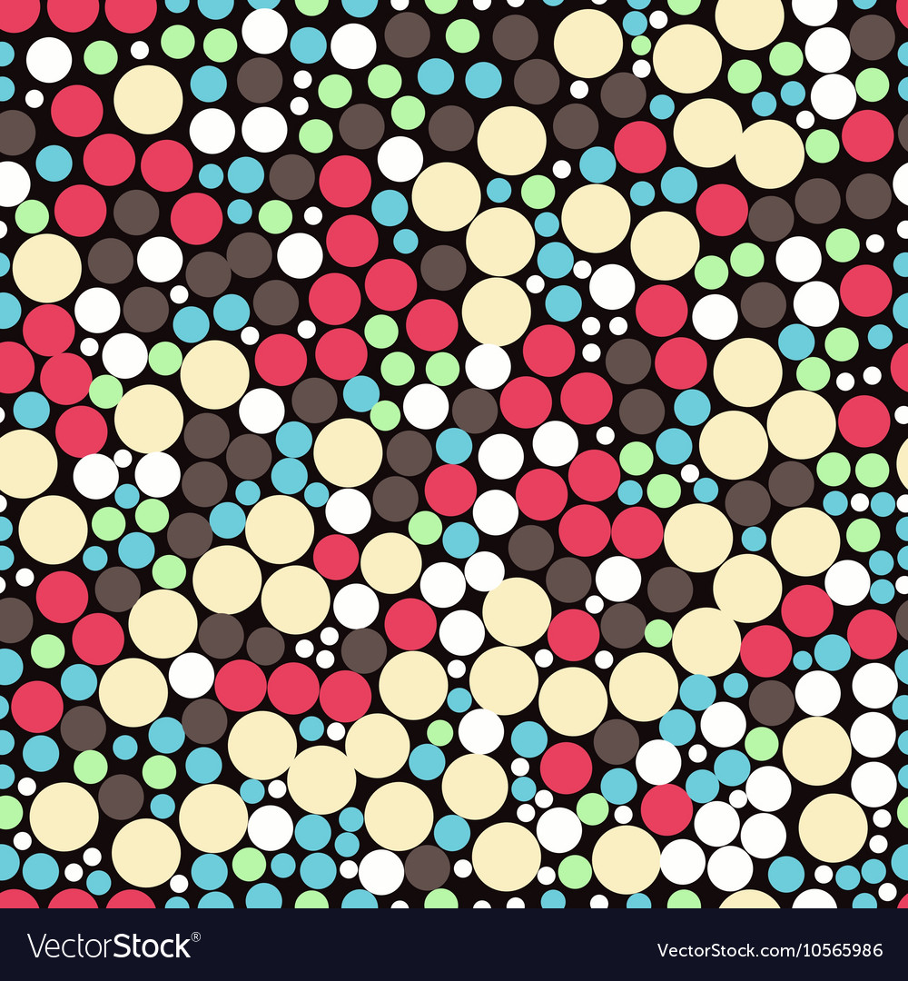 Seamless pattern of circles