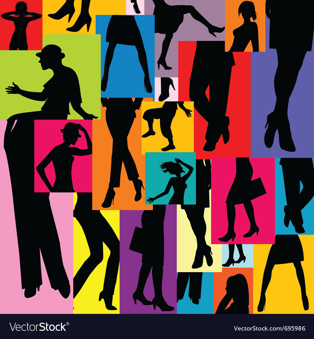 Silhouettes of Women in Fashion