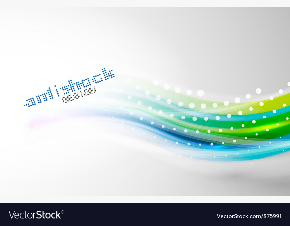 Abstract Fluid Wave Pattern
