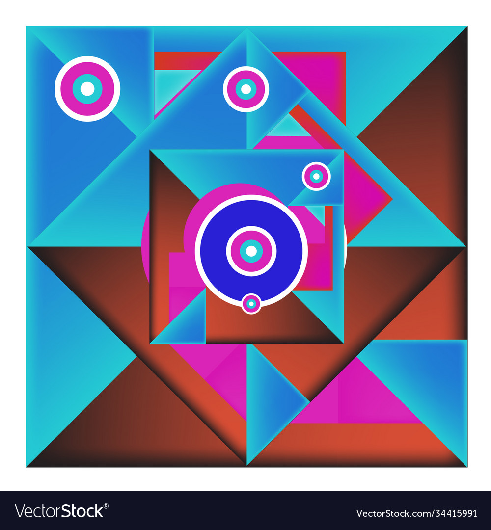 Abstract modern triangles background pattern Vector Image Abstract modern triangles background pattern