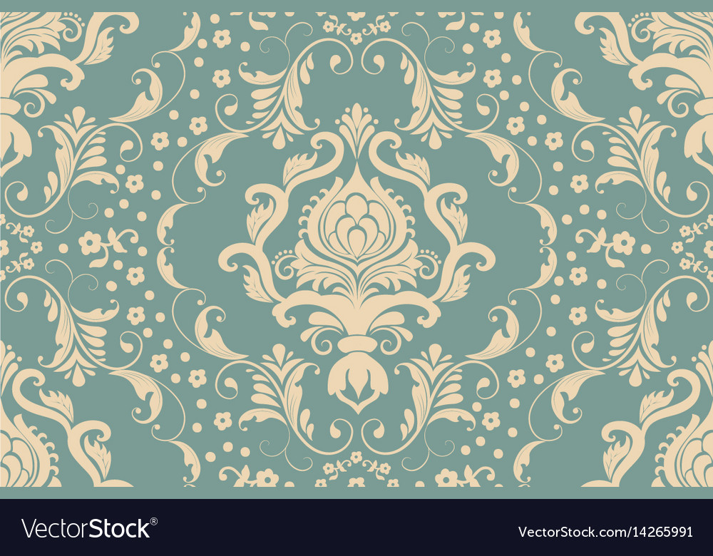 Damask seamless pattern element classical luxury