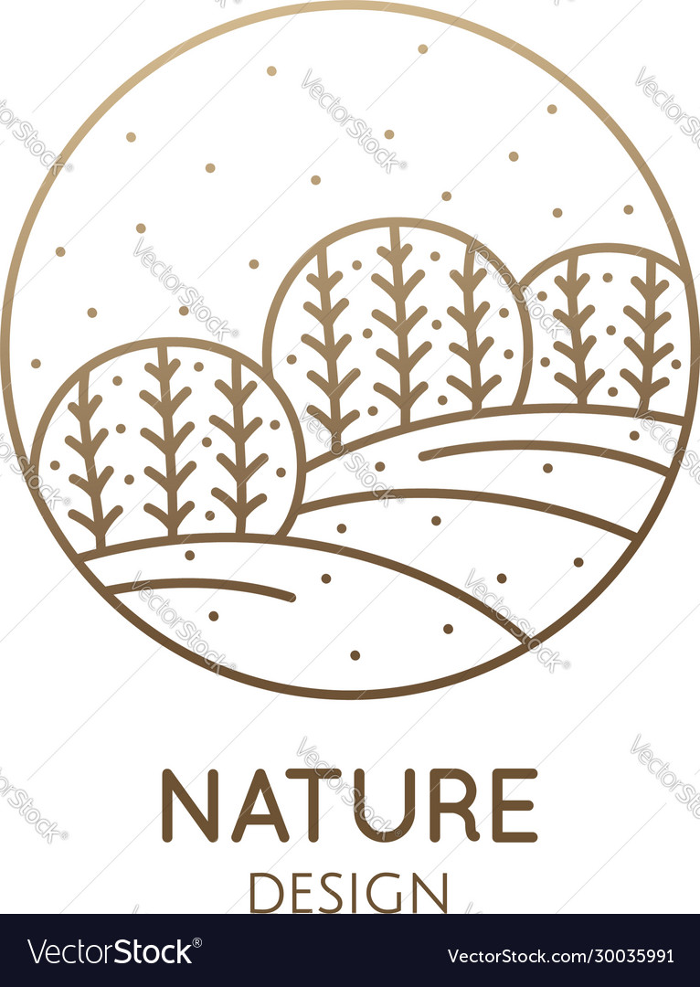 Elegant Nature Outline Logo