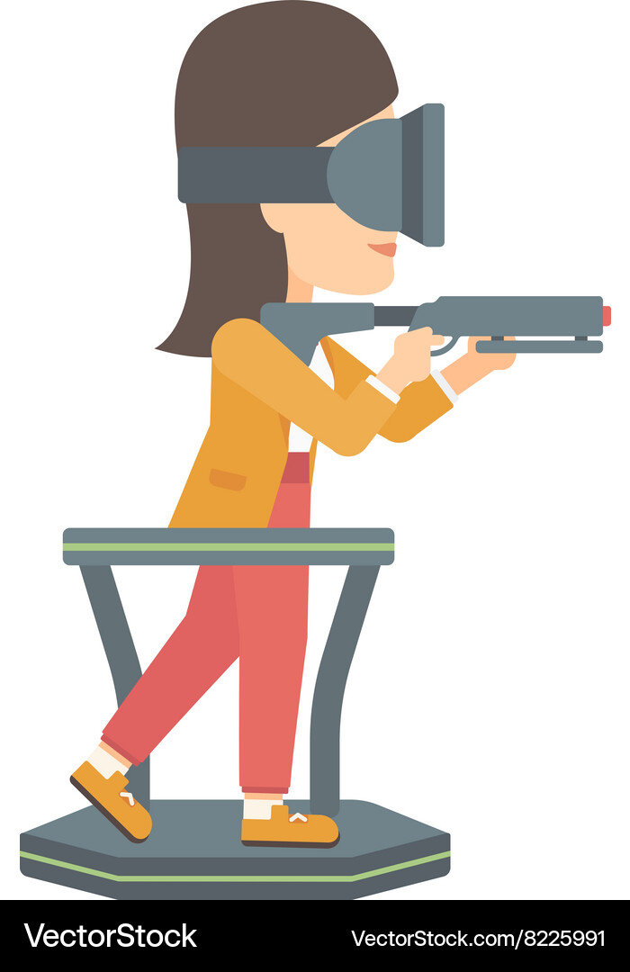 Full virtual reality Royalty Free Vector Image