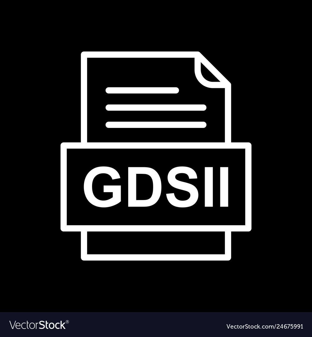 Gdsii file document icon