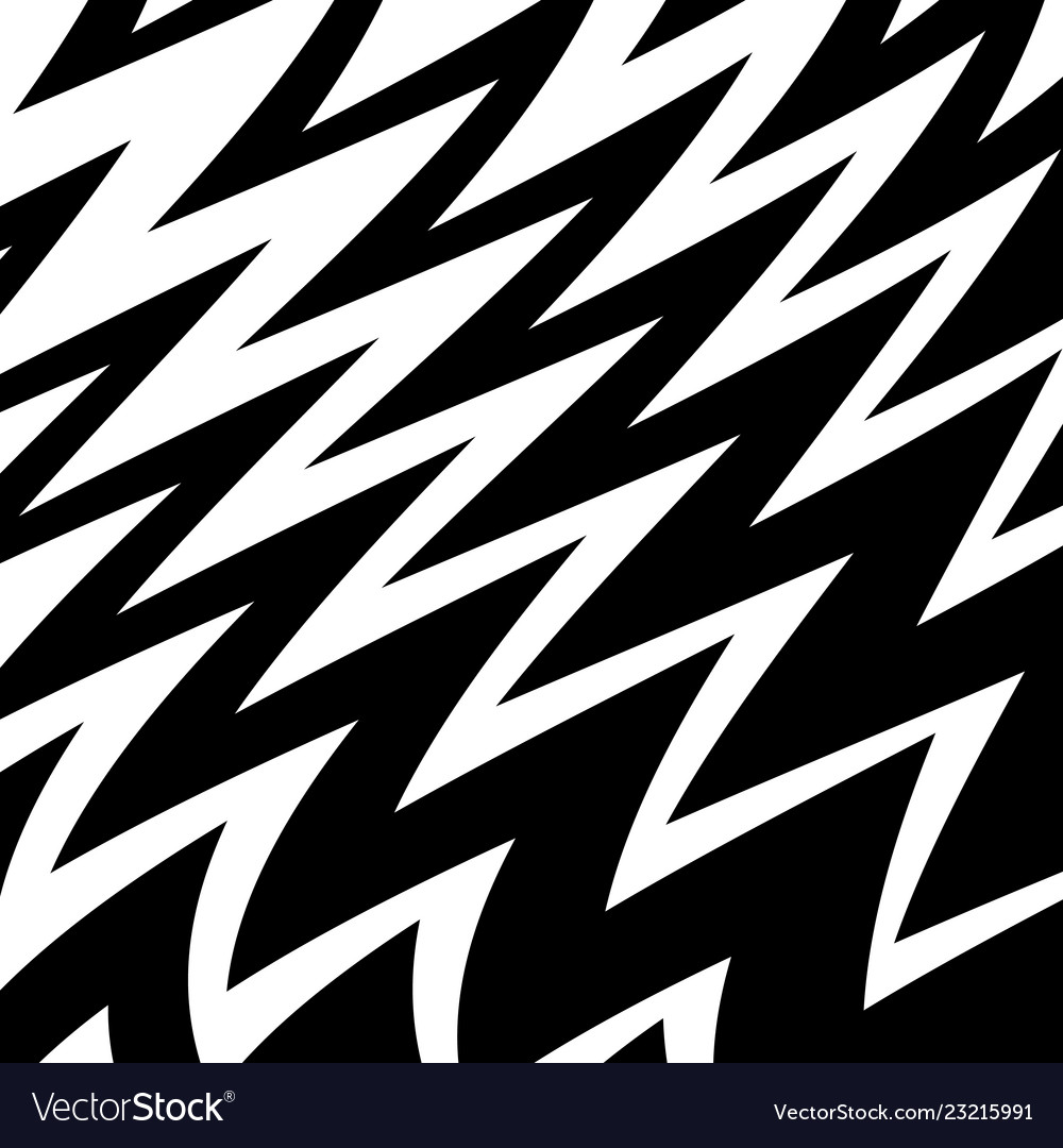 Geometric simple zigzag print wave pattern vector image Geometric simple zigzag print wave pattern