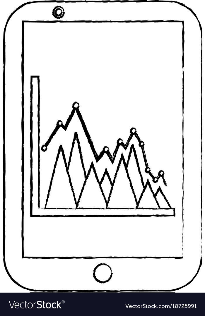 Graph chart icon image