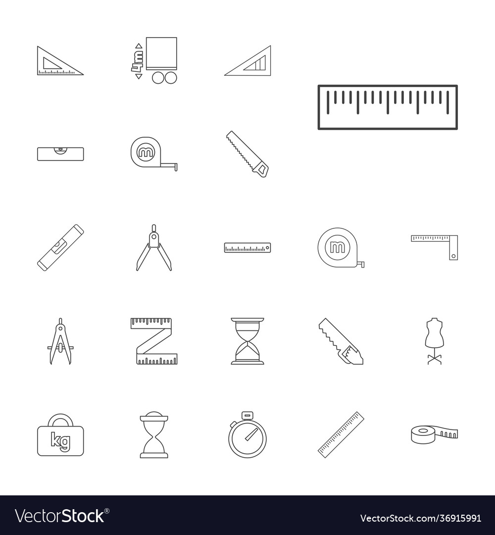 Measure icons