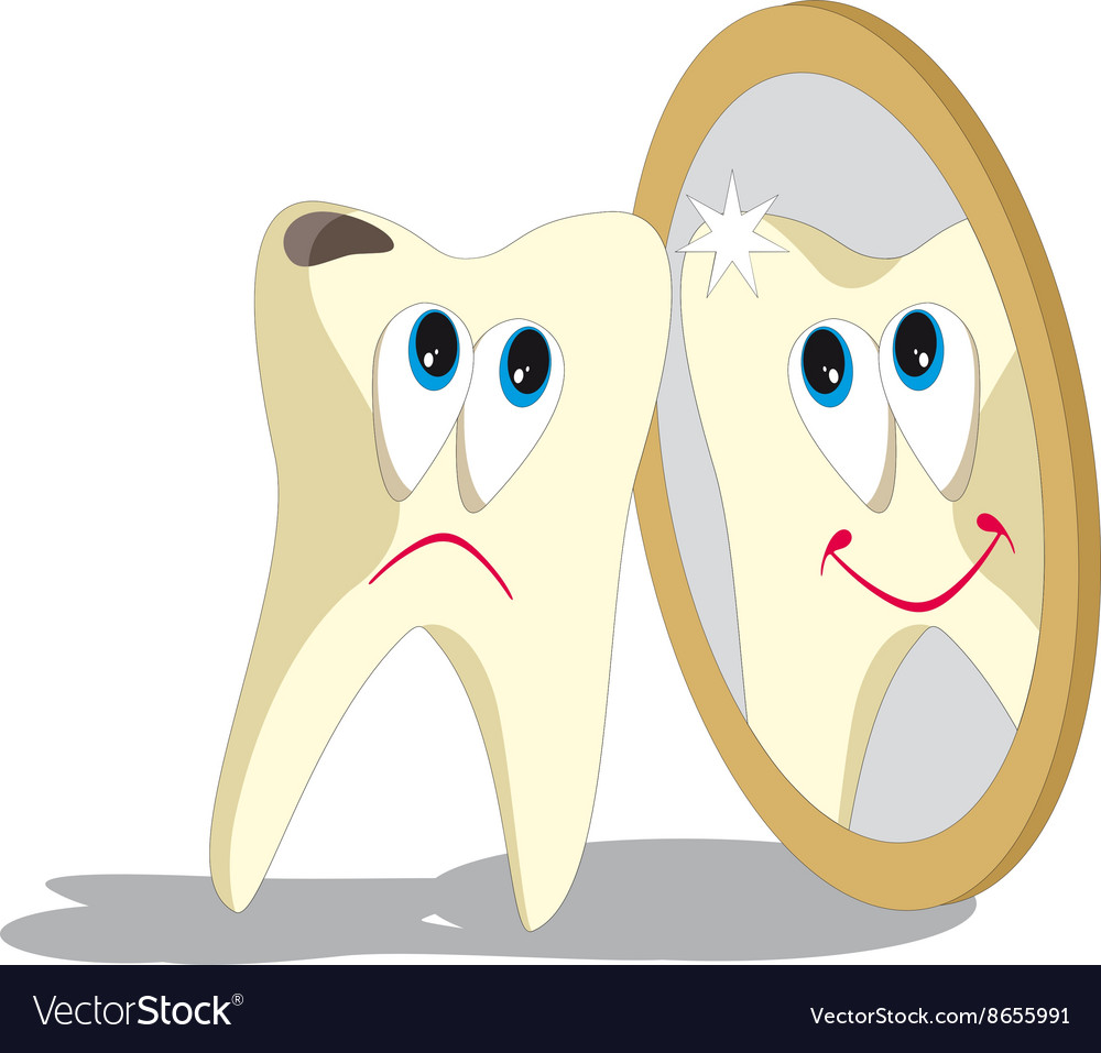 Tooth cartoon set 006