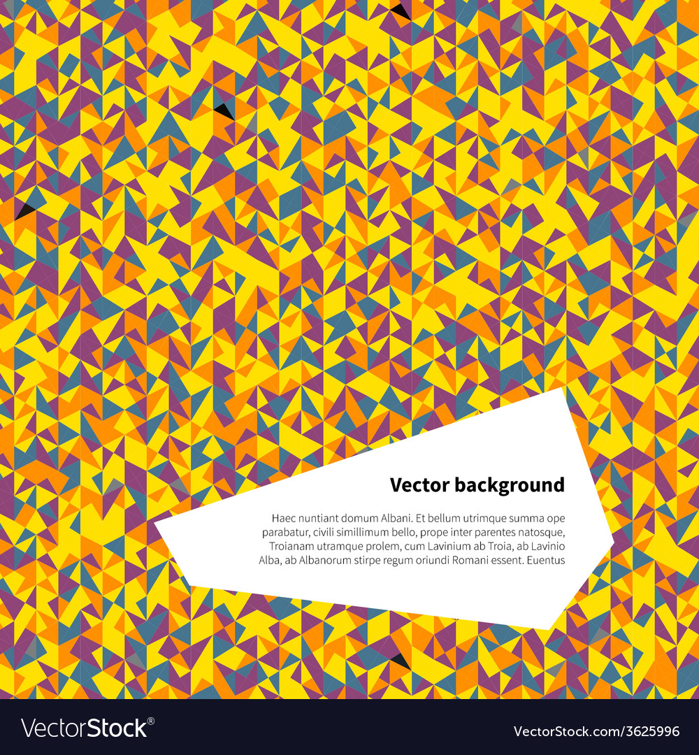 Abstract background of mosaic pattern colorful
